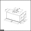 OTITEC - Hotte Casquette Aspirante Silencieuse - 60 cm - 525 m3/h - RETIO - Noir - vignette