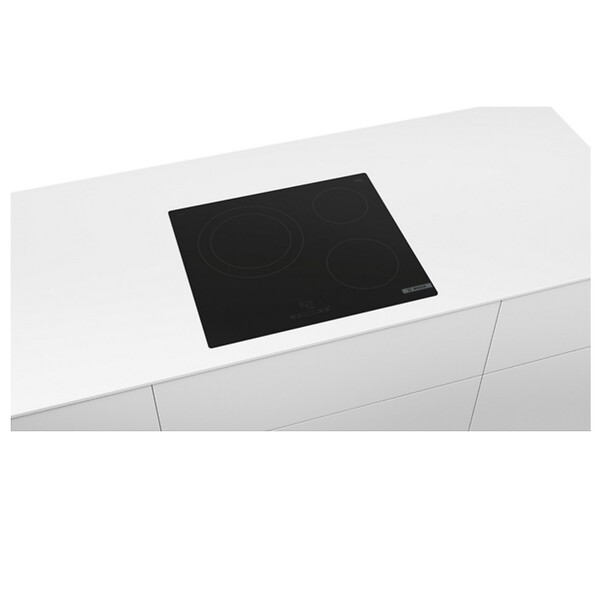 BOSCH - table de cuisson vitrocéramique 60cm 3 feux 5700w noir - PKK611BB8E - large