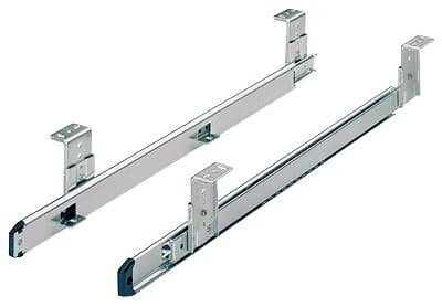 HETTICH - Paire de coulisses à billes KA 3434 HETTICH - Charge 20 kg - L.400 mm - Pour support clavier coulissant - 77802 - large