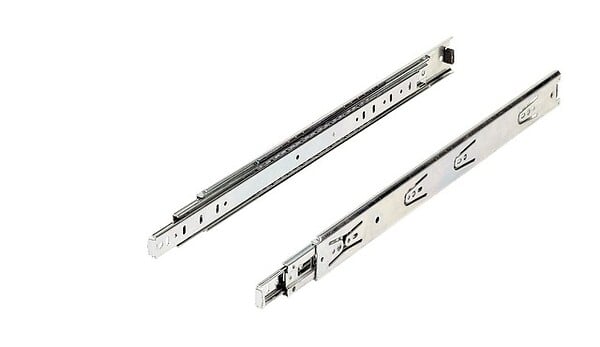 HETTICH - Paire de coulisses HETTICH KA5632 L.450mm - Largeur d'installation 12,7 mm - 45 kg - 73280 - large
