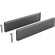 HETTICH - Set HETTICH ArciTech Topside pour tiroir 218/94 ou 250/126 mm - L.650 mm - Anthracite - 9122970 - vignette