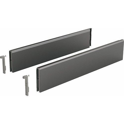 HETTICH - Set HETTICH ArciTech Topside pour tiroir 218/94 ou 250/126 mm - L.650 mm - Anthracite - 9122970 - large
