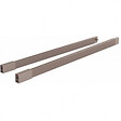 HETTICH - Set de tringles HETTICH ArciTech longitudinale - 450 mm - Anthracite - 9150516 - vignette