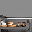 EMUCA - tiroir Extérieur Vertex 40kg côtés en verre 93mm de haut, 450mm de profondeur, Acier & Aluminium et Verre, Gris Anthracite - vignette
