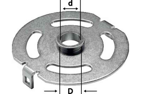 FESTOOL - Bague de copiage  KR-D 17,0/OF 1400 - Pour OF 1400 / VS 600 - 492181 - large