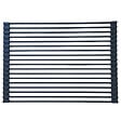 ESSEBAGNO - Egouttoir vaisselle pliable 43x31 en inox et silicone noir - vignette