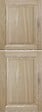 GD MENUISERIES - Porte de cuisine florale brut H200,4xL59,5 cm - vignette