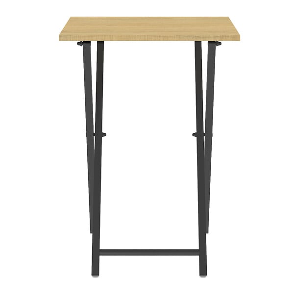 ID MARKET - Lot de 2 tables d'appoint pliantes DETROIT design industriel - large