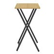 ID MARKET - Lot de 2 tables d'appoint pliantes DETROIT design industriel - vignette