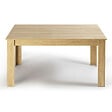 ID MARKET - Table à manger rectangle GEORGIA 6 personnes imitation hêtre 140 x 80 cm - vignette