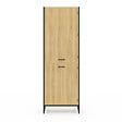 ID MARKET - Colonne de cuisine 60 cm DETROIT 2 portes design industriel - vignette