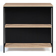 ID MARKET - Ensemble table de bar îlot DETROIT et 2 tabourets design industriel - vignette