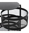 5 FIVE SIMPLY SMART - Resserre de cuisine 4 Paniers rotatifs sur roues en Métal Noir H 76 cm - vignette