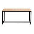 ID MARKET - Table à manger extensible rectangle DETROIT 6-10 personnes design industriel 160-200 cm - vignette