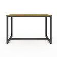 ID MARKET - Table à manger rectangle DETROIT 6 personnes design industriel 120 cm - vignette