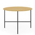 ID MARKET - Table à manger fixe ronde DETROIT 4-6 personnes design industriel 110 cm - vignette