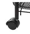 5 FIVE SIMPLY SMART - Desserte roulante en acier noir avec 3 paniers H 79.6 cm - vignette