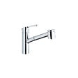 OLFA - Mitigeur cuisine Hoby Bow 2 jets Bec bas chrome douchette extractible - vignette