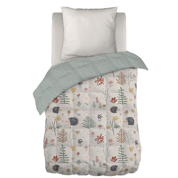 PAPILLON - Ensemble couette Polisson - 140x200cm + taie 60x60cm - large