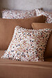 PAPILLON - Coussin déhoussable gaze coton CAPUCINE Pampa - H.40xL.40cm - vignette