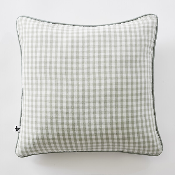 PAPILLON - Coussin déhoussable 45x45 gaze coton VICKIE - large
