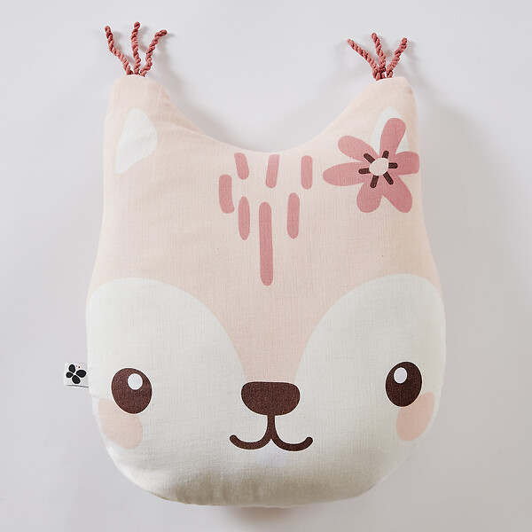PAPILLON - Coussin déhoussable en gaze de coton Tamia - 40 x 45cm - large