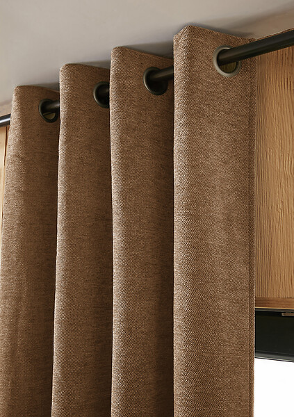 FIL ARIANE - Rideau occultant polaire Bjorn - Camel - 140x180cm - large