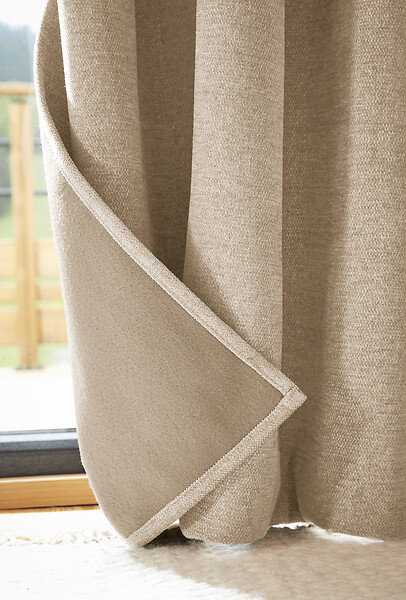 FIL ARIANE - Rideau occultant polaire en lin BJORN - L.140xl.180cm - large