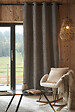 FIL ARIANE - Rideau occultant polaire BJORN - Titane - 140x240cm - vignette