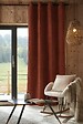 FIL ARIANE - Rideau occultant polaire BJORN - Terracotta - 140x240cm - vignette