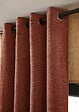 FIL ARIANE - Rideau occultant polaire BJORN - Terracotta - 140x240cm - vignette