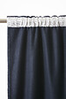 FIL ARIANE - FA - Rideau galon fronceur 140 x 260 cm Occultant + polaire BJORN Minuit - vignette