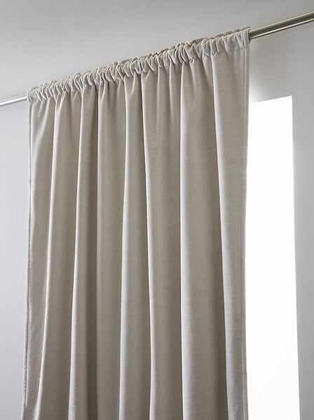 FIL ARIANE - Rideau occultant galon fronceur Bjorn Pampa - 140 x 260cm - large