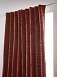 FIL ARIANE - Rideau occultant galon fronceur Bjorn Terracotta L140xH260cm - vignette