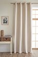 FIL ARIANE - Rideau occultant polyester Eres - Sable - L.140xH.240cm - vignette