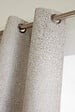 FIL ARIANE - Rideau occultant chambray Eres - Taupe - 140x240cm - vignette