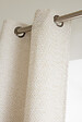 FIL ARIANE - Rideau jacquard Atlas - Sable - 140x240cm - vignette