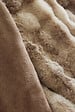 FIL ARIANE - FA - Plaid 125 x 150 cm Polyester fausse fourrure ASTRA Taupe - vignette