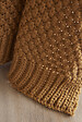 FIL ARIANE - Plaid en polyester tricot Olympia - Camel - L.125xl.150cm - vignette