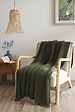 FIL ARIANE - Plaid 125 x 150cm - Polyester - Kaki - vignette