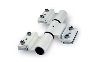 FAPIM - Paumelle à clamer 5512 FAPIM pour porte lourde - Blanc technal - 5532-32 - large