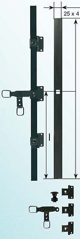 TORBEL - Sachet pour espagnolette plate TORBEL cataphorèse noire - 0612S14 - large