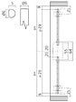 HANGER - Tringle 120cm pour 32800 - LMC - TRI1232NI1200 - vignette