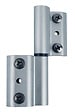 FAPIM - Paumelle Grip+ FAPIM avec axe en acier inox Ø7 mm - Alu 9006 - 9800A-G5 - vignette
