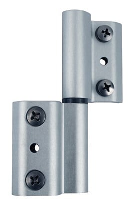 FAPIM - Paumelle Grip+ FAPIM avec axe en acier inox Ø7 mm - Alu 9006 - 9800A-G5 - large