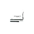 ING FIXATION - Arrêt de volet ING Fixations pour matériaux creux 190 mm noir  A070130 - vignette