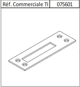 TORBEL - Platine de croisée TORBEL - 756010 - large