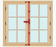 TORBEL - Platine de croisée TORBEL - 756010 - vignette