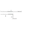 CHERUBINI - TO BRAS 180 D14 TUBE ALU D13X15 BLC LD180CM - vignette