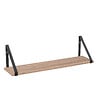 5 FIVE SIMPLY SMART - Étagère Effet chêne naturel et Métal noir L 58 cm - vignette